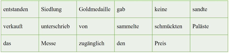 олимпиада по немецкому языку 5-6 класс