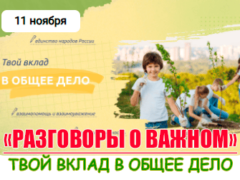 разговоры о важном 11 ноября 2024