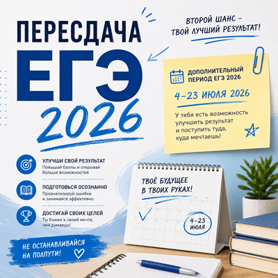 пересдача егэ 2026