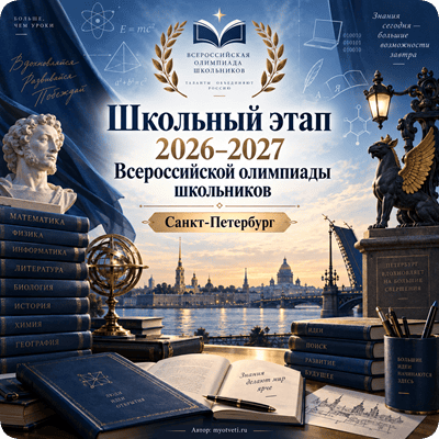 школьный этап 2026 для школьников Санкт-Петербурга